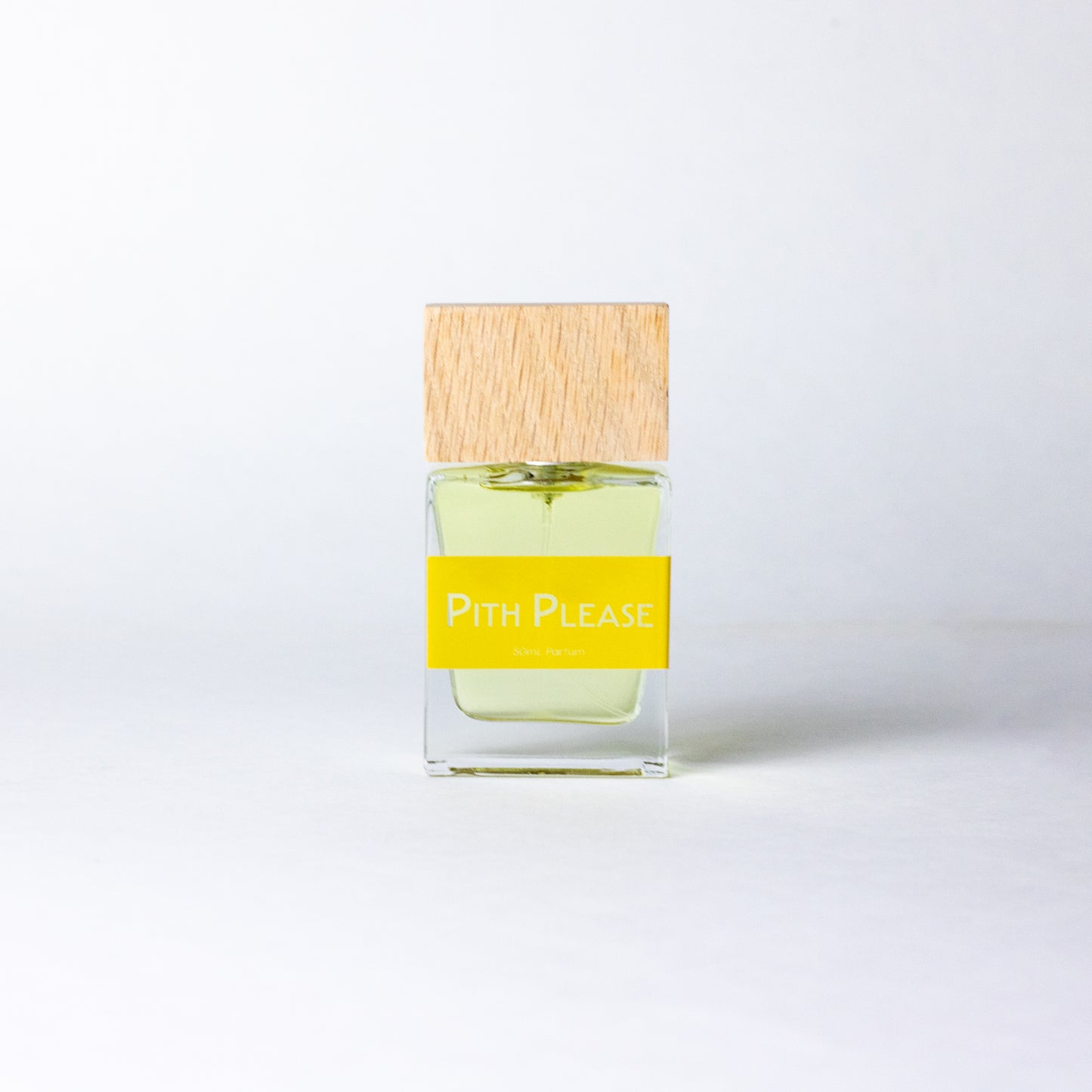 Pith Please by DRYF, a handcrafted unisex citrus fragrance blending blood orange, lime, creamy santal, and vanilla for a refreshing summer scent.